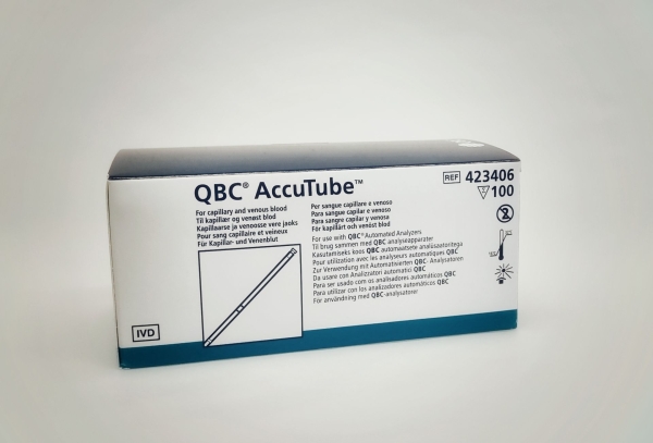 QBC Accu Tube-Röhrchen, 100 Stück sortiert